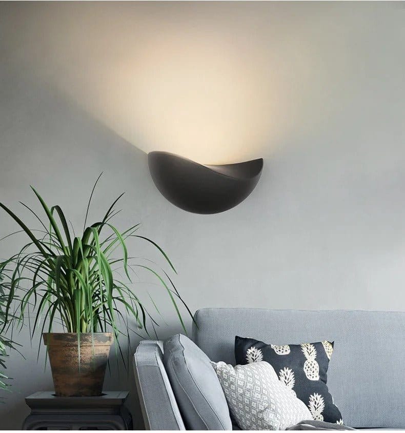 Minimalist Half-Round Nordic LED Wall Light - Image 8