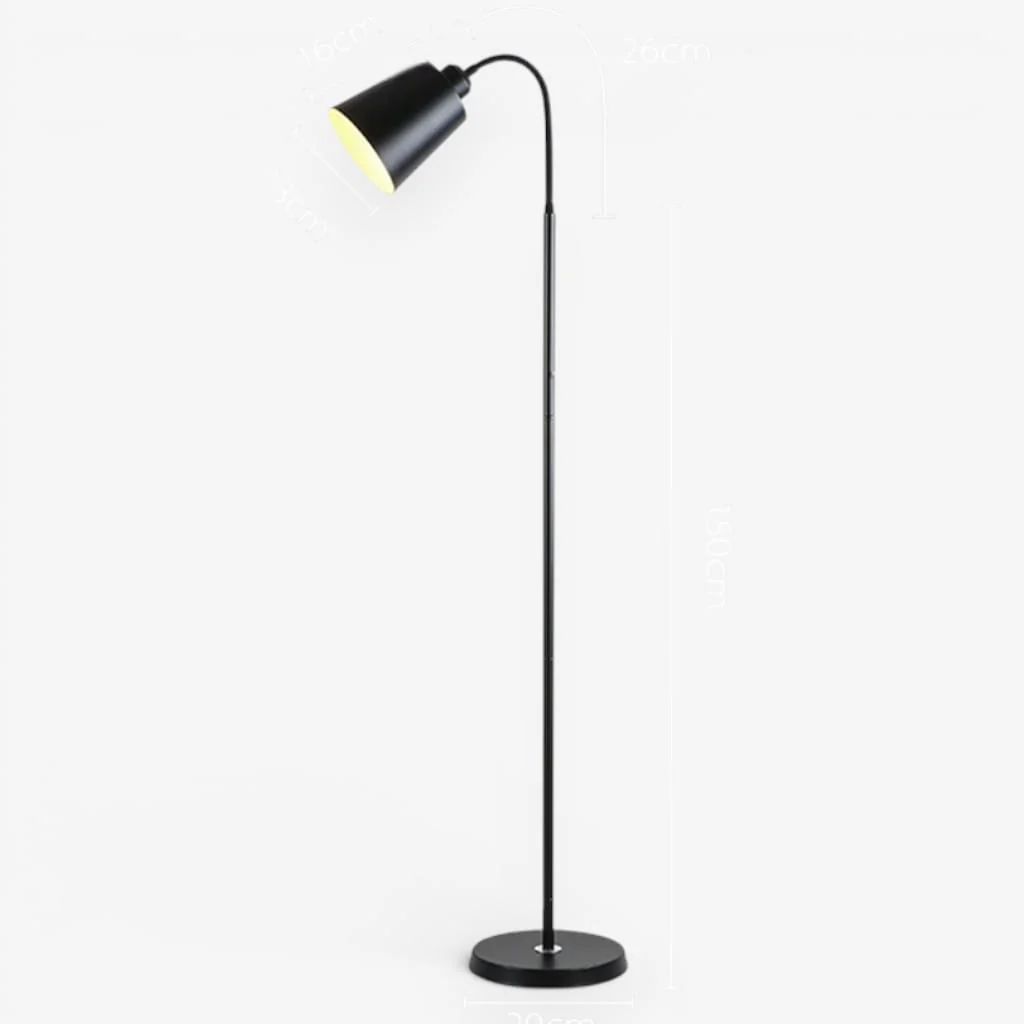 Nordic Adjustable Gooseneck Floor Lamp