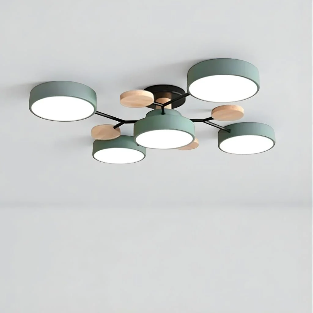 Orbitra Multi Head Circular Living Room Ceiling Light - Image 10