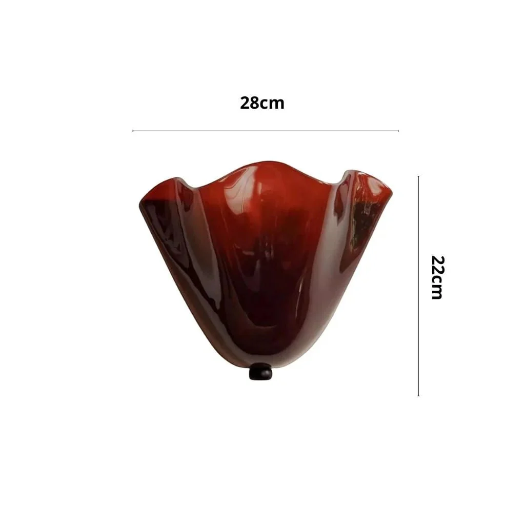 Vintage Shell Glossy Glass Wall Light - Image 21
